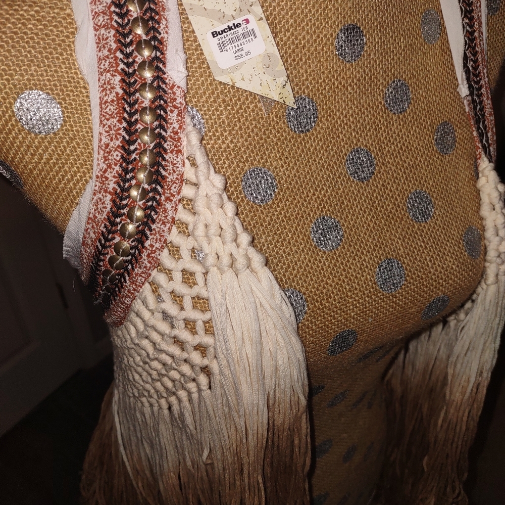 Frindge boho vest